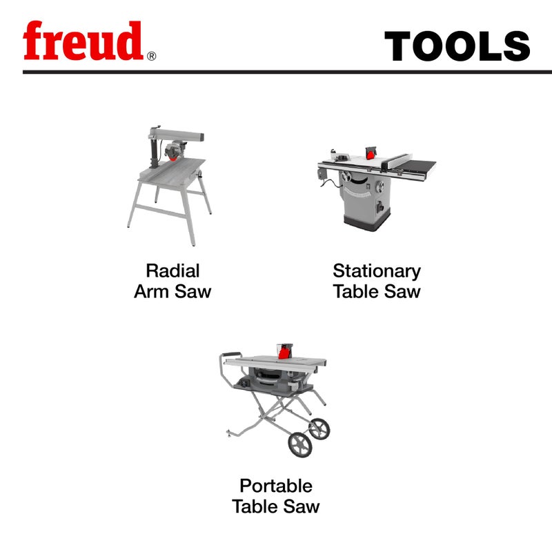Freud LM75R010: 10" Industrial Thin Kerf Glue Line Ripping Blade, Carbide - Image 4